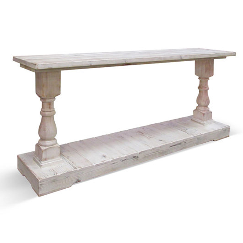 Консоль Oxford Washed Antique White Console Белый в Нижнем Новгороде | Loft Concept 