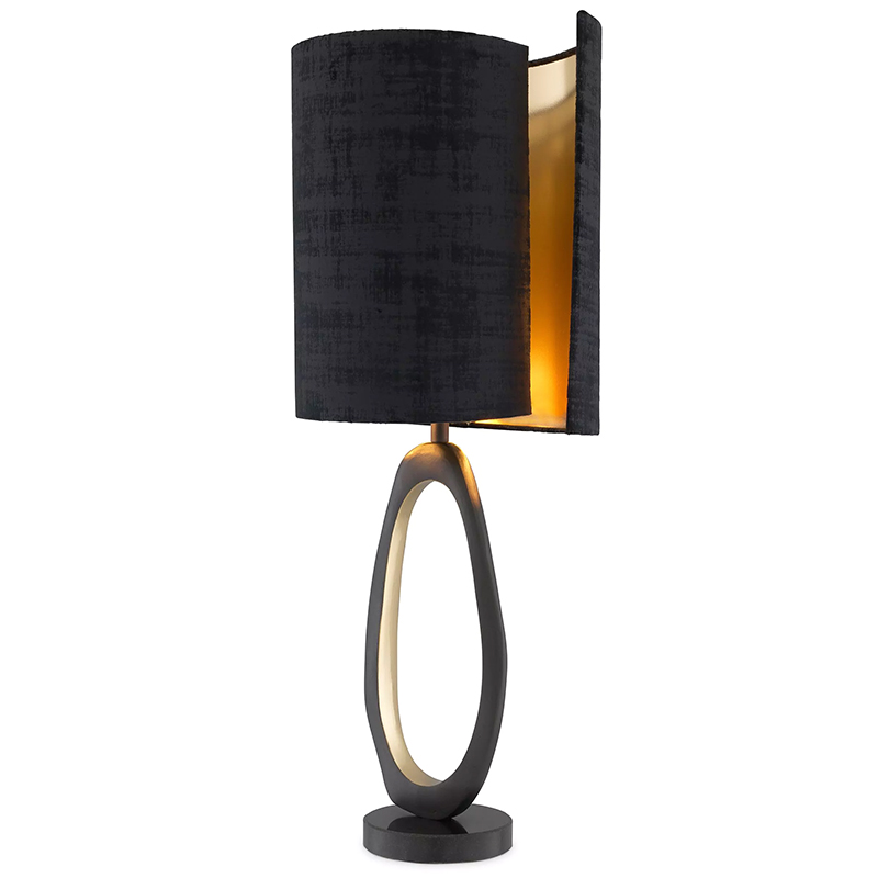 Настольная лампа Eichholtz Table Lamp Kilian Черный Латунь в Нижнем Новгороде | Loft Concept 