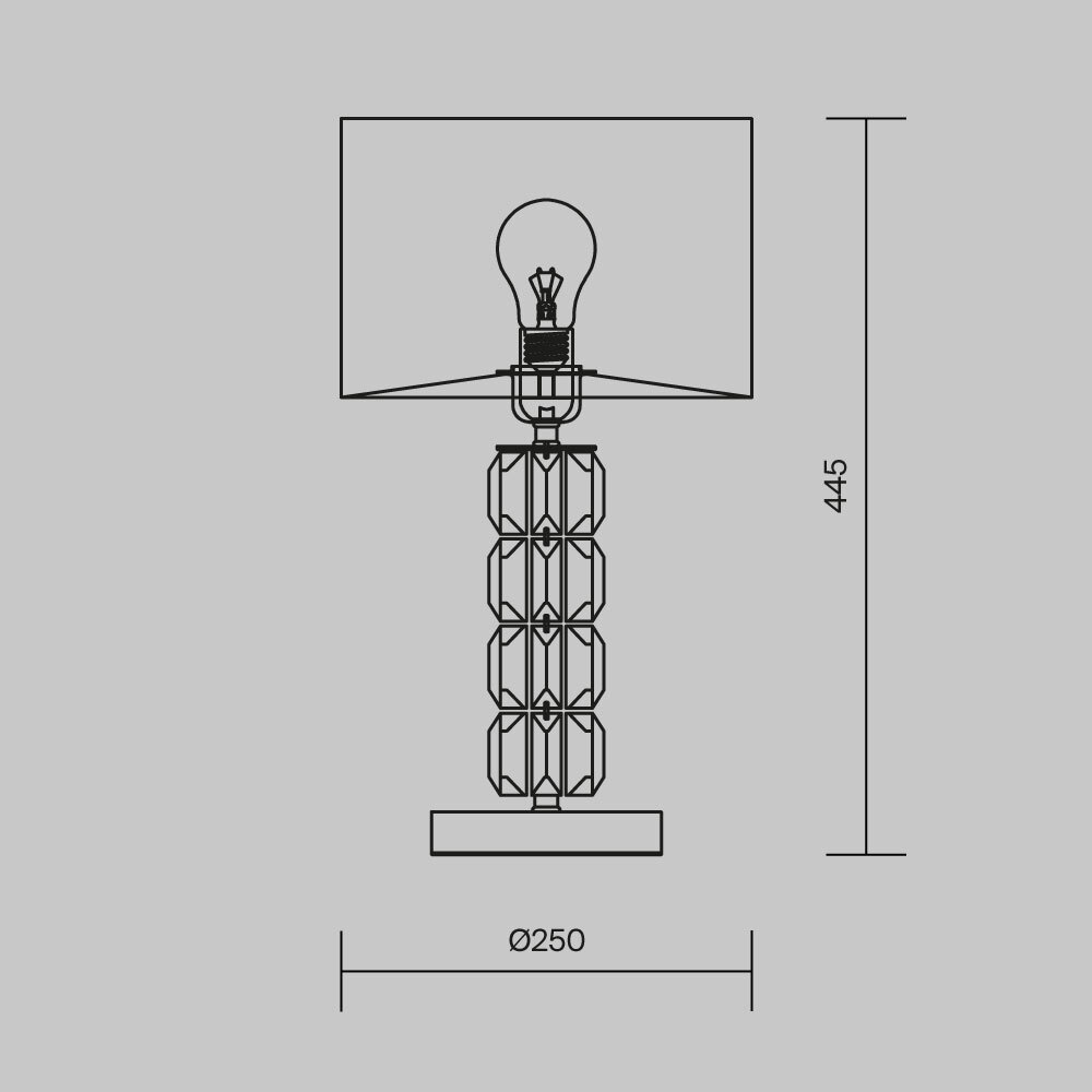 Настольная лампа Cut Stone Base в Нижнем Новгороде