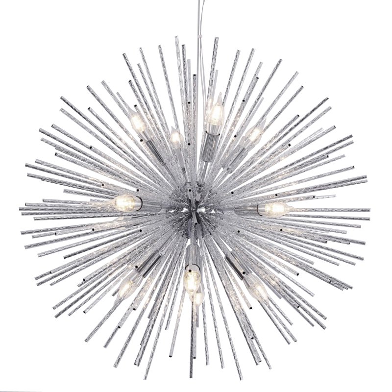 Люстра Sputnik Silver Chandelier Серебряный в Нижнем Новгороде | Loft Concept 