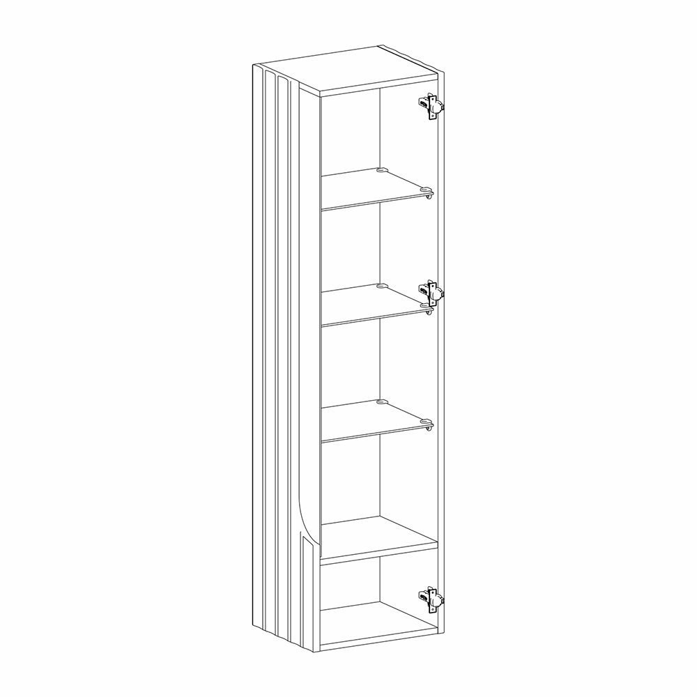 Витрина навесная Expanses of Beauty правое открывание в Нижнем Новгороде