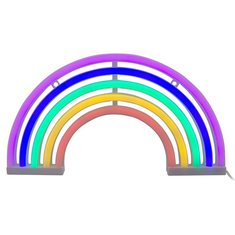 Настольная лампа Неоновая Радуга Мульти в Нижнем Новгороде | Loft Concept 