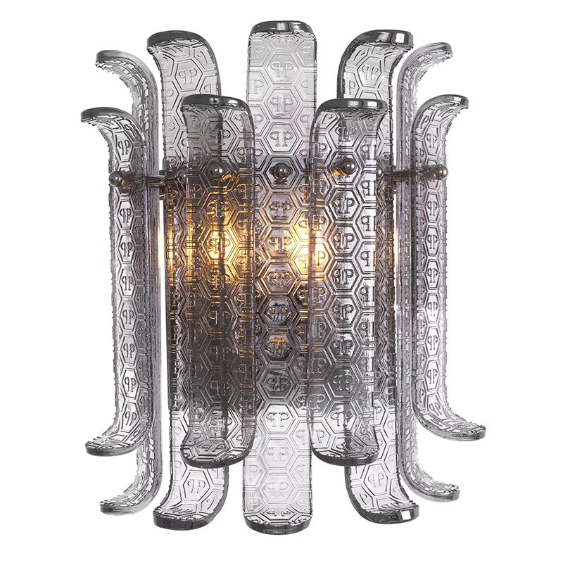 Бра Philipp Plein Wall Lamp Rodeo Drive Серый в Нижнем Новгороде | Loft Concept 