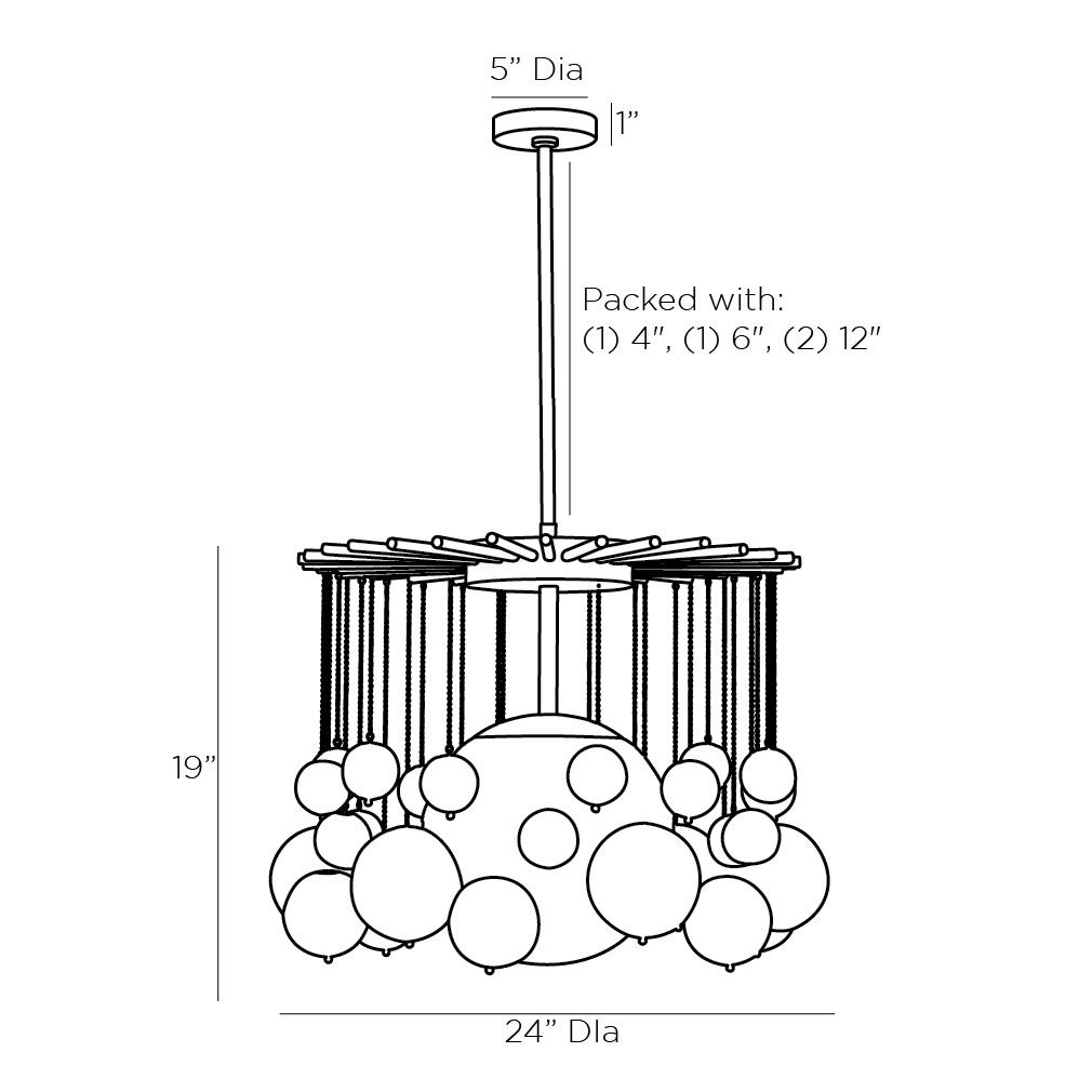 Люстра Arteriors MIRA CHANDELIER в Нижнем Новгороде