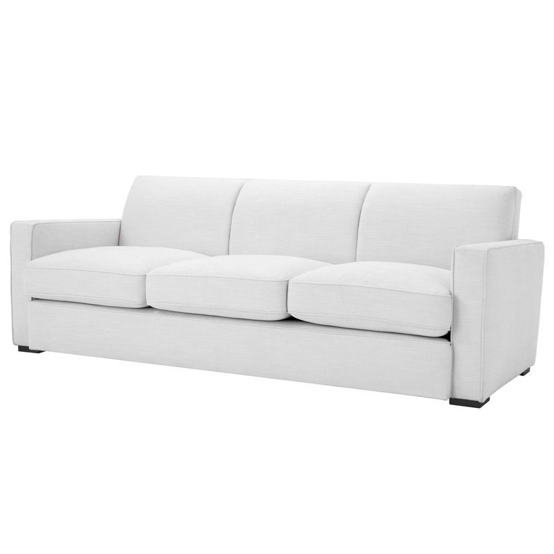 Диван Eichholtz Sofa Edmond white Белый Черный в Нижнем Новгороде | Loft Concept 