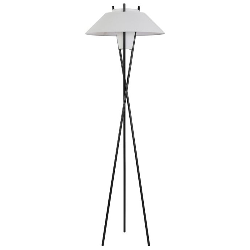 Торшер Chaney Floor Lamp Белый Черный в Нижнем Новгороде | Loft Concept 