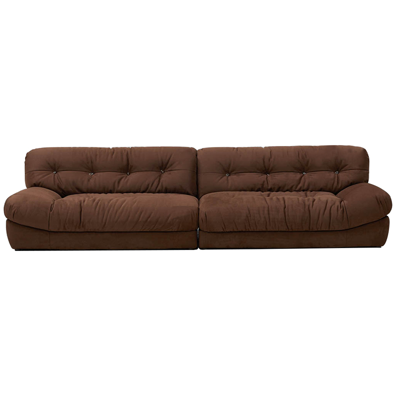 Диван коричневый Harlan Sofa Brown Коричневый в Нижнем Новгороде | Loft Concept 