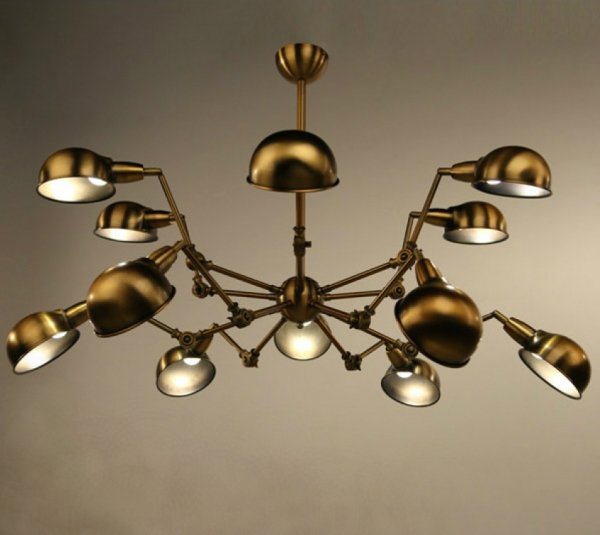 Подвесной светильник Gold Spider Chandelier  в Нижнем Новгороде | Loft Concept 