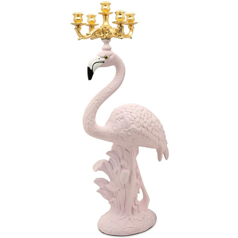 Подсвечник Candleholder Flamingo Bisc. Pink Gold Розовый Золотой в Нижнем Новгороде | Loft Concept 