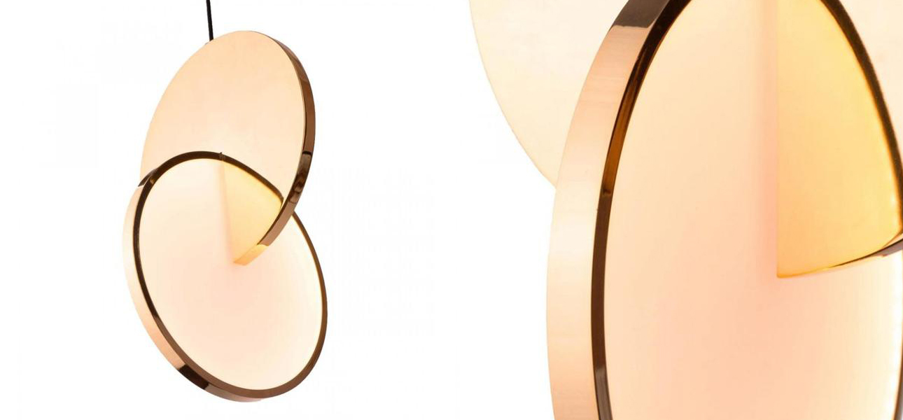 Подвесной светильник Eclipse Pendant Light Gold - фото