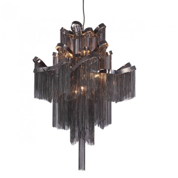 Люстра Ava Chain Atlantis Chandelier Black Черный в Нижнем Новгороде | Loft Concept 