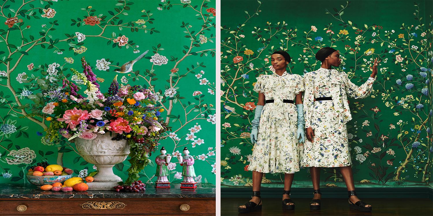 Обои ручная роспись Erdem Spring Green - фото №1