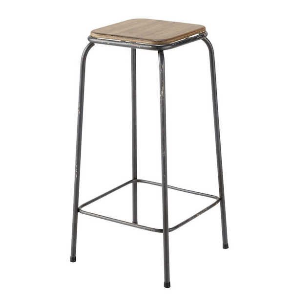 Барный стул Industrial Metal Rust Kraft Barstool Коричневый Сталь в Нижнем Новгороде | Loft Concept 