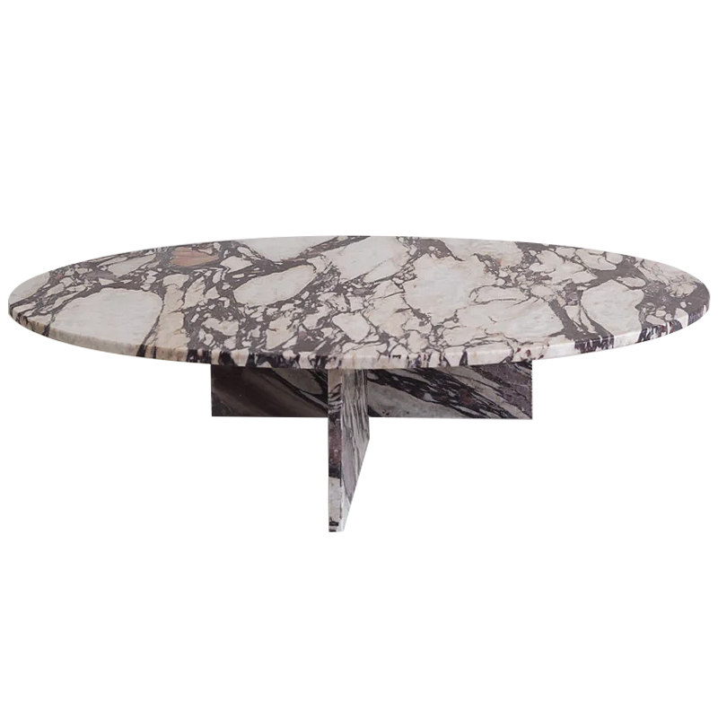 Кофейный стол Enzo Marble Coffee table Серый Бежево-серый Коричневый в Нижнем Новгороде | Loft Concept 