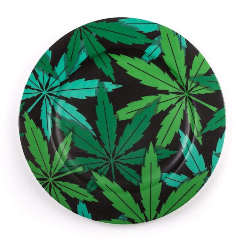 Тарелка Seletti Porcelain Plate Weed Зеленый в Нижнем Новгороде | Loft Concept 