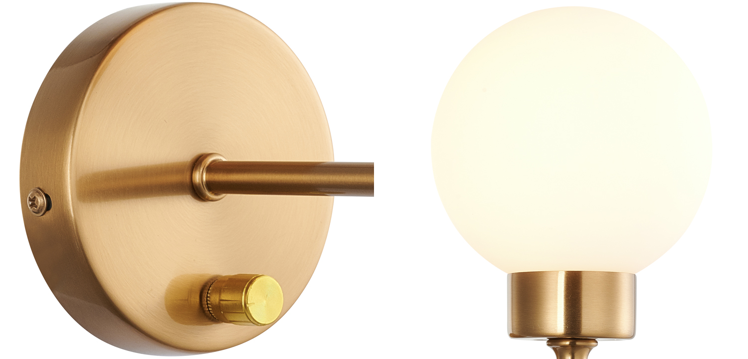 Бра Zibille Sconce brass - фото