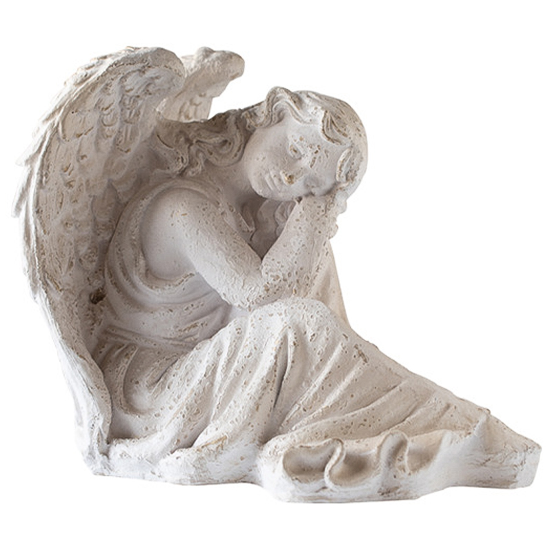 Статуэтка Angel Sitting Provence Statuette Белый в Нижнем Новгороде | Loft Concept 