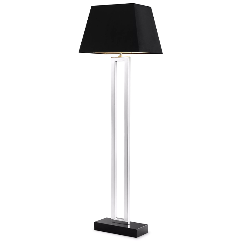 Торшер Eichholtz Floor Lamp Arlington Черный Никель в Нижнем Новгороде | Loft Concept 