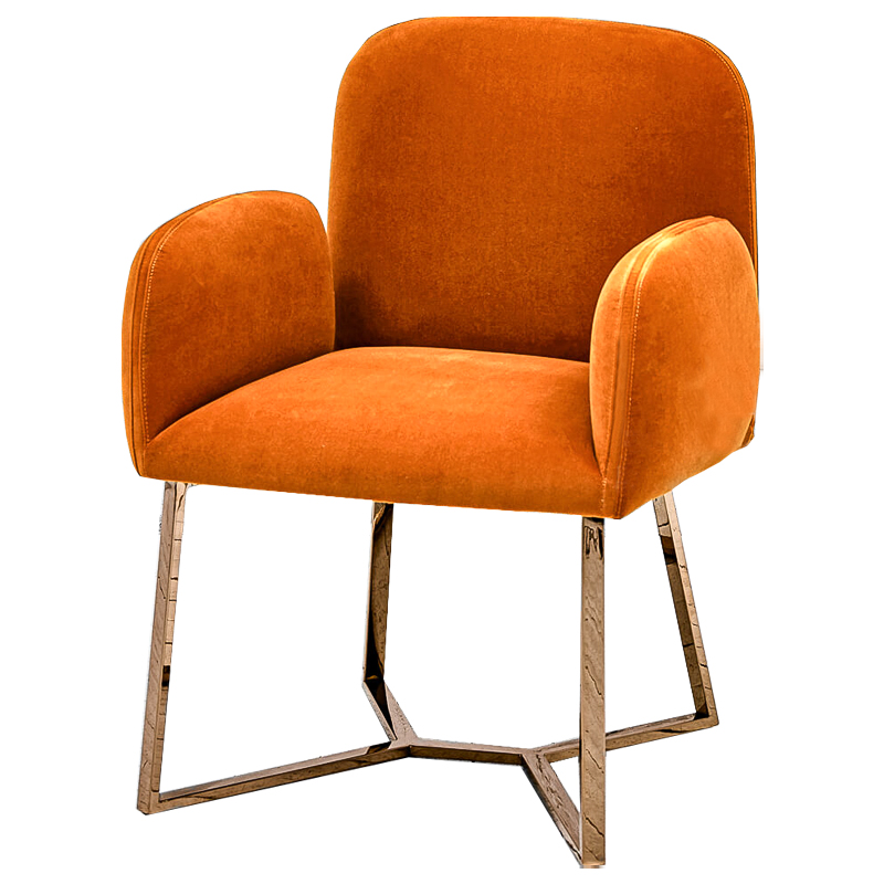 Стул Clifford Stool Orange Оранжевый Розовое золото в Нижнем Новгороде | Loft Concept 