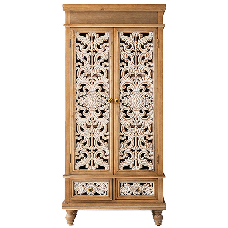 Шкаф Noemie Provence Cabinet Древесина Белый в Нижнем Новгороде | Loft Concept 