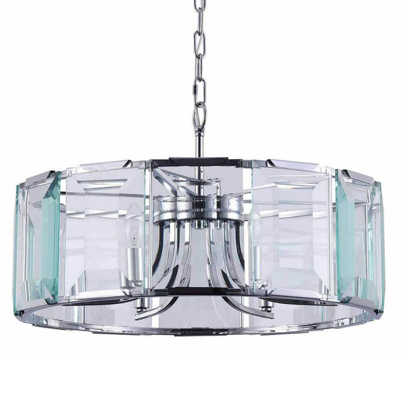 Люстра Harlow Crystal Round Chandelier chrome 6 Хром в Нижнем Новгороде | Loft Concept 