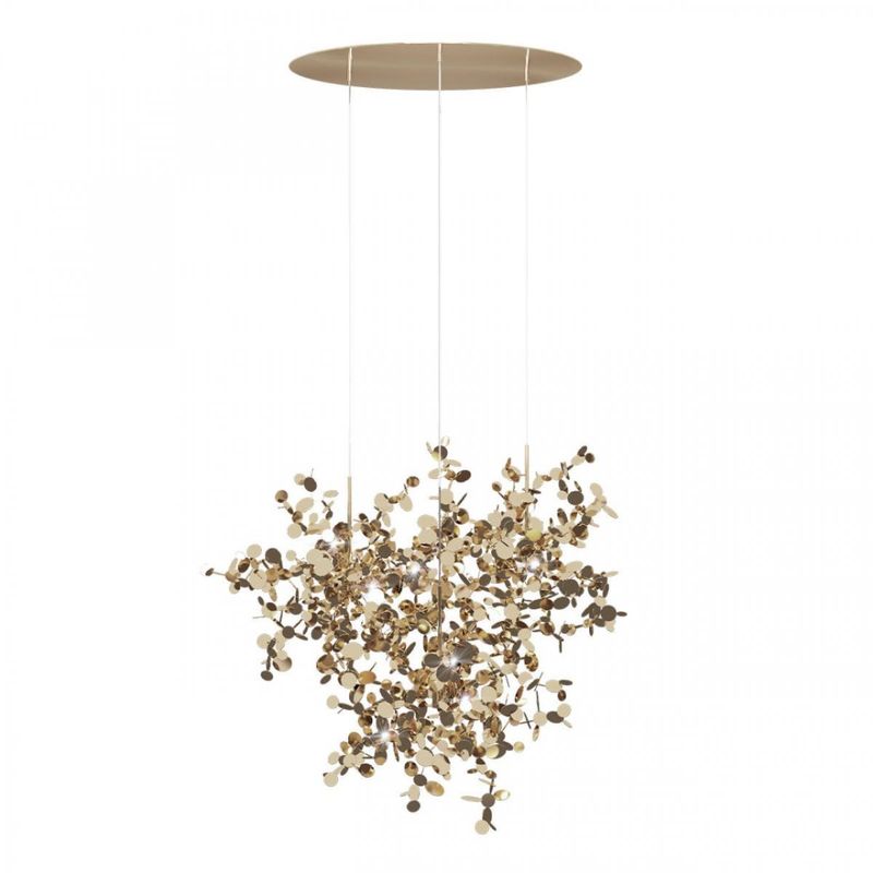 Люстра Terzani Argent Suspension Gold Pendant lamp диаметр 85 Золотой в Нижнем Новгороде | Loft Concept 