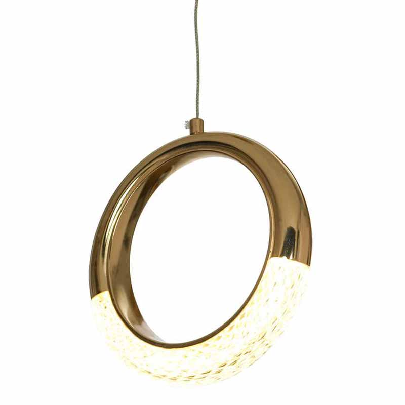 Подвесной светильник Jeziel Ring Hanging lamp Глянцевое золото в Нижнем Новгороде | Loft Concept 