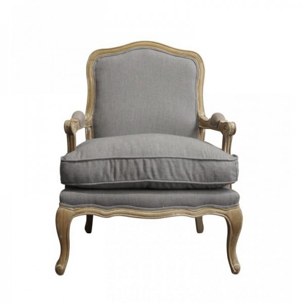 Кресло French Provence ArmChair Shebbi Grey  в Нижнем Новгороде | Loft Concept 