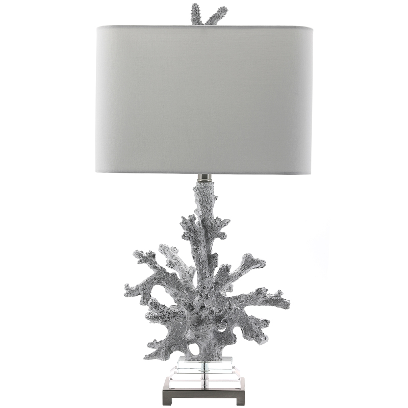 Настольная лампа Coral Grey Table Lamp Серый Прозрачный в Нижнем Новгороде | Loft Concept 