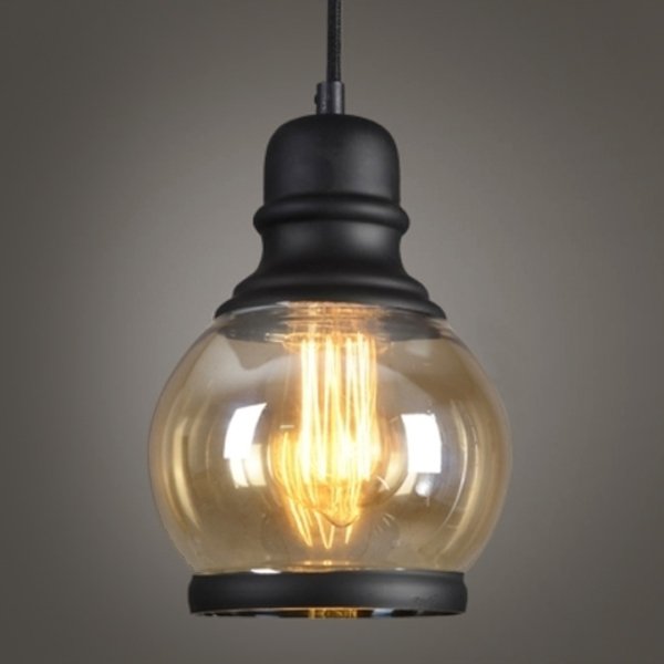 Подвесной светильник Loft Smoke Glass Pendant #2 Черный в Нижнем Новгороде | Loft Concept 