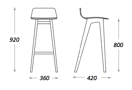 Барный стул Morph Bar Stool в Нижнем Новгороде