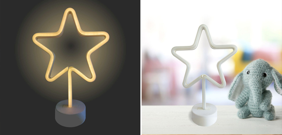 Неоновая настольная лампа Night Star - Loft-Concept в Нижнем Новгороде