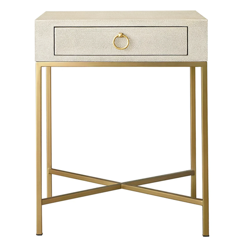 Gaston Stingray Texture Ivory Side Table Приставной стол скат Золотой ivory ( слоновая кость ) в Нижнем Новгороде | Loft Concept 