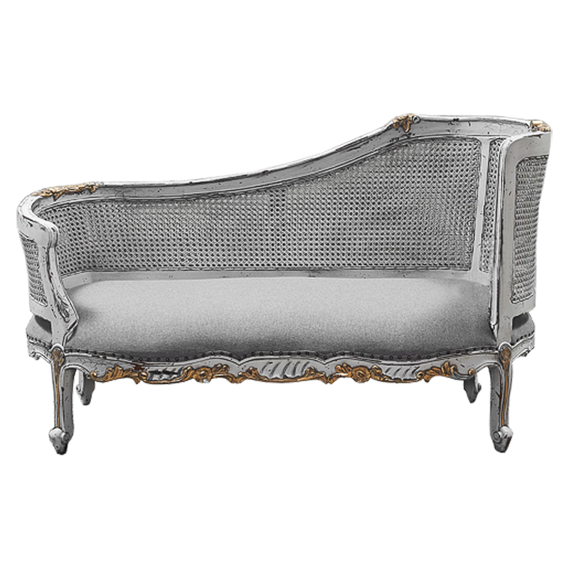 Кушетка Maria Antoinette Side Sofa Gray Серый в Нижнем Новгороде | Loft Concept 