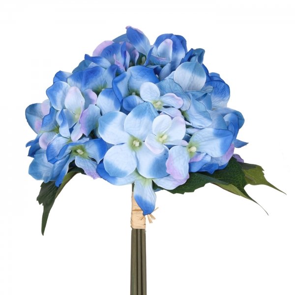 Декоративный искусственный цветок Blue Hydrangea Синий Зеленый в Нижнем Новгороде | Loft Concept 