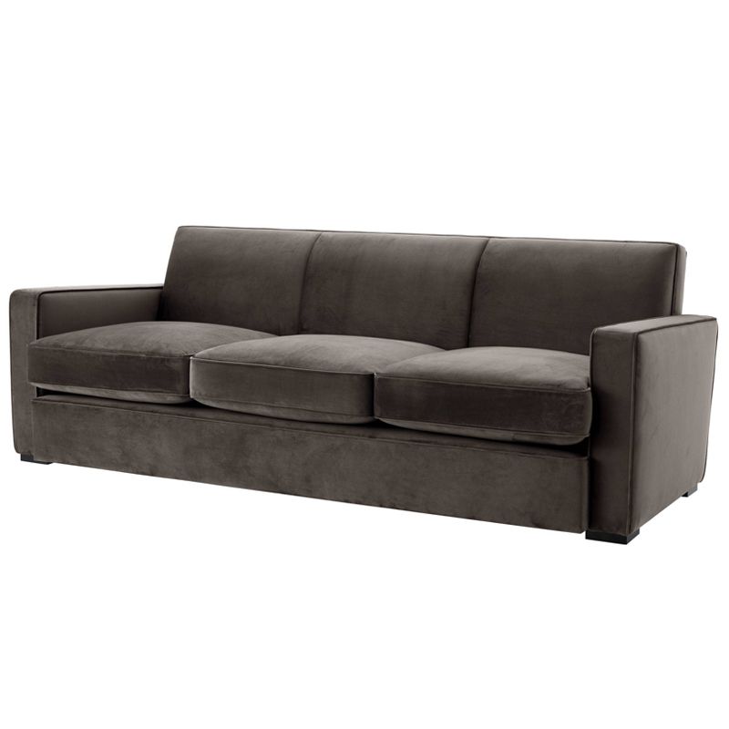 Диван Eichholtz Sofa Edmond grey Серый Черный в Нижнем Новгороде | Loft Concept 