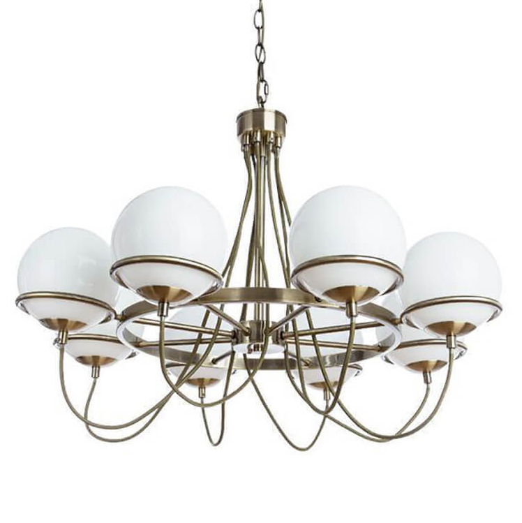 Люстра Melissa Chandelier Bronze Бронза Белый в Нижнем Новгороде | Loft Concept 