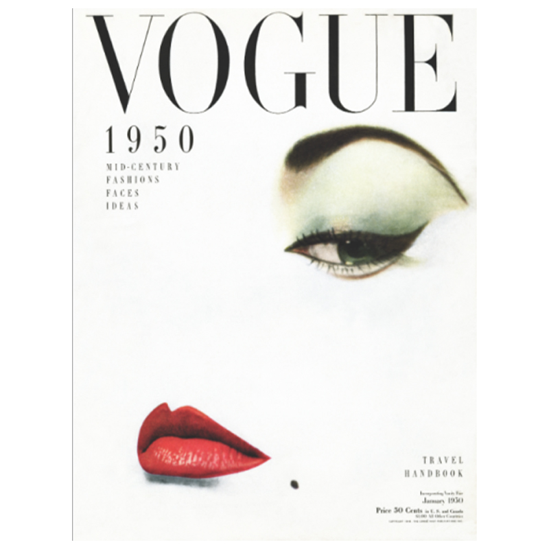 Постер Vogue Cover 1950 January  в Нижнем Новгороде | Loft Concept 