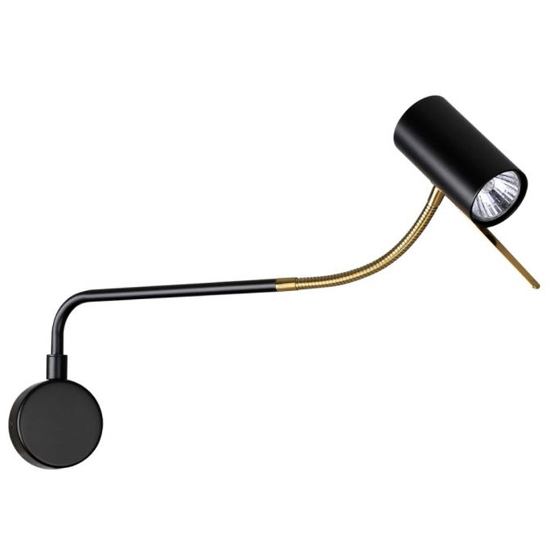 Гибкое бра Trumpet Wall Lamp Брозна Бронза Черный в Нижнем Новгороде | Loft Concept 