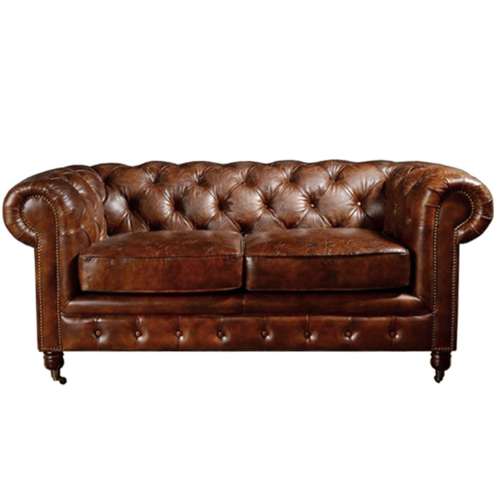 Диван Chesterfield Rebel Sofa Leather Brown 170 Коричневый в Нижнем Новгороде | Loft Concept 