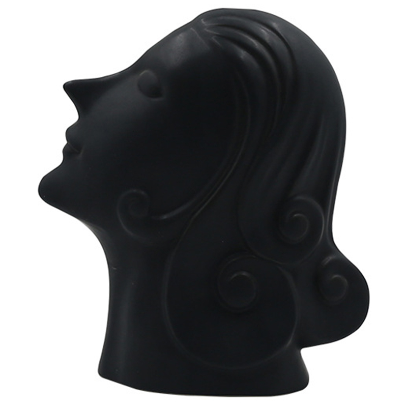 Статуэтка Side Profile Black Statuette Черный в Нижнем Новгороде | Loft Concept 