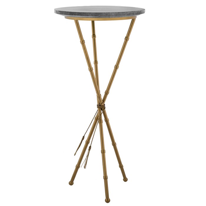 Green Stingray Skin Side Tables Gray Серый Золотой в Нижнем Новгороде | Loft Concept 