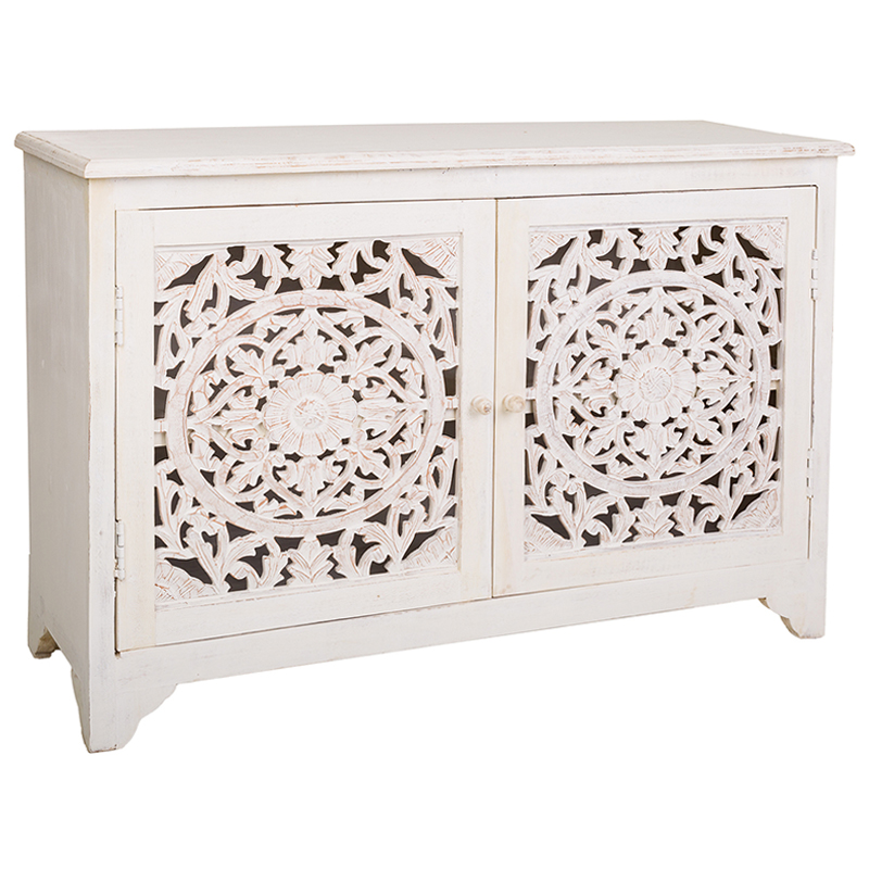 Комод с резным декорированным фасадом Imaad Lace Chest of Drawers Бежевый в Нижнем Новгороде | Loft Concept 