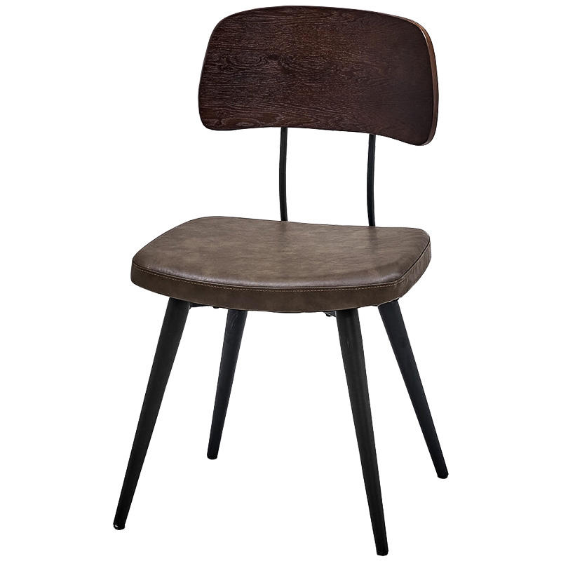 Стул Bartle Loft Stool Черный Коричневый в Нижнем Новгороде | Loft Concept 