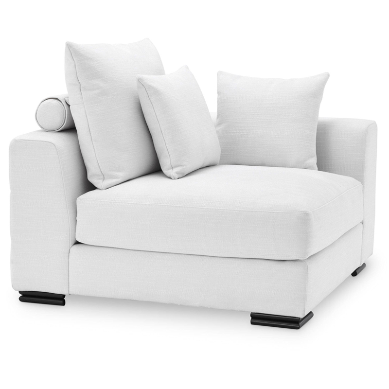 Диван Eichholtz Sofa Clifford Corner white Белый Черный в Нижнем Новгороде | Loft Concept 