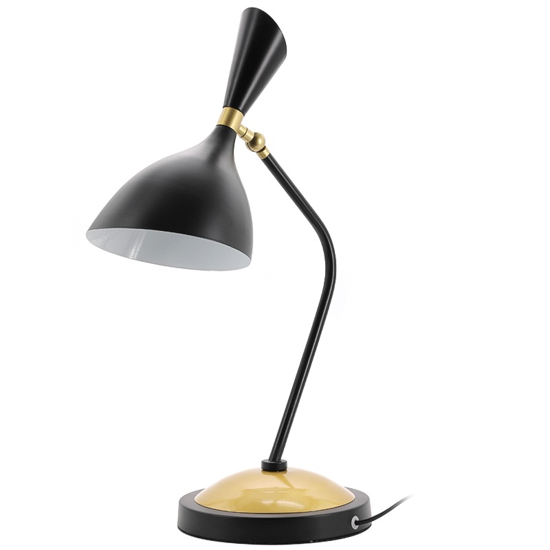 Настольная лампа Duke Table Lamp Черный Золотой в Нижнем Новгороде | Loft Concept 