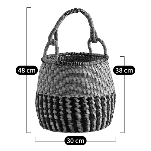 Корзина из плетеного морского тростника Leta Wicker Basket в Нижнем Новгороде