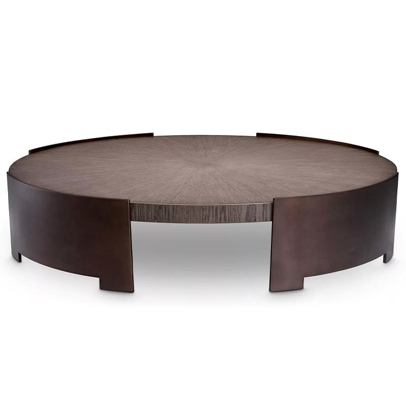 Кофейный стол Eichholtz Coffee Table Quinto Коричневый Темная бронза винтаж в Нижнем Новгороде | Loft Concept 