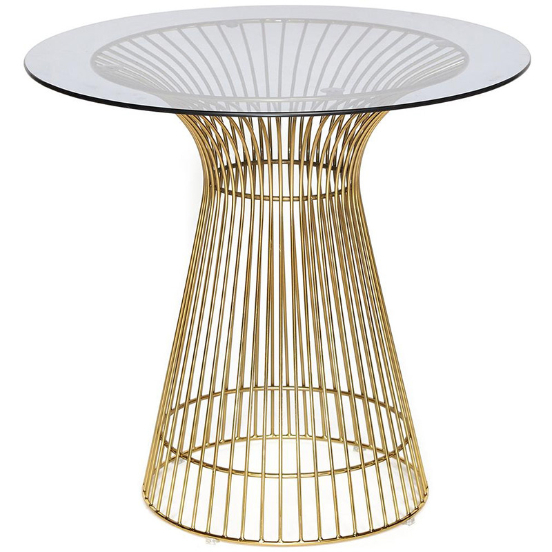 Обеденный стол Platner table gold Золотой Прозрачный в Нижнем Новгороде | Loft Concept 