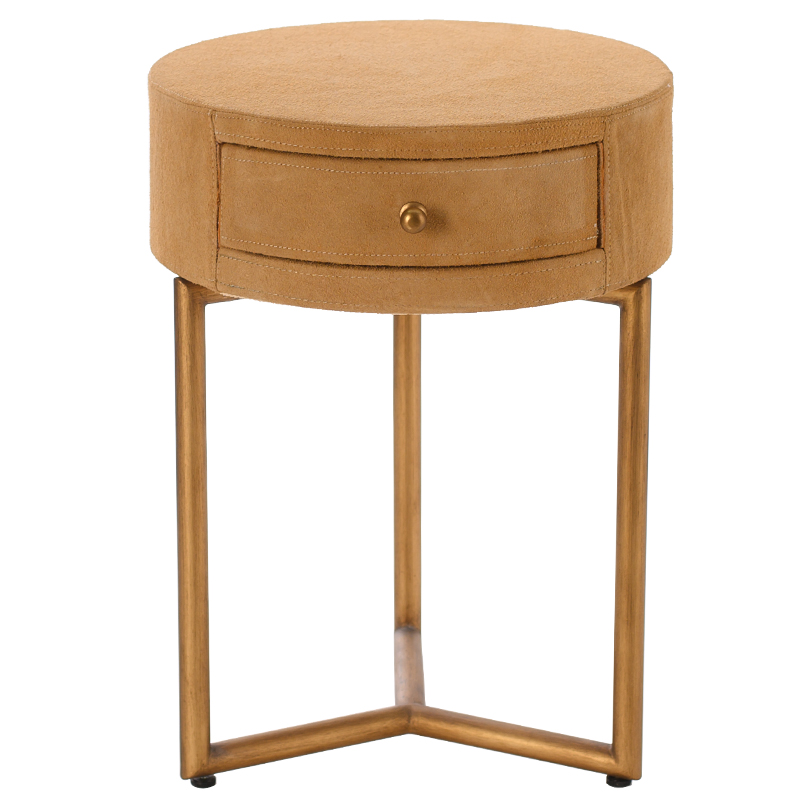 Приставной стол Suede Side Table Медь в Нижнем Новгороде | Loft Concept 